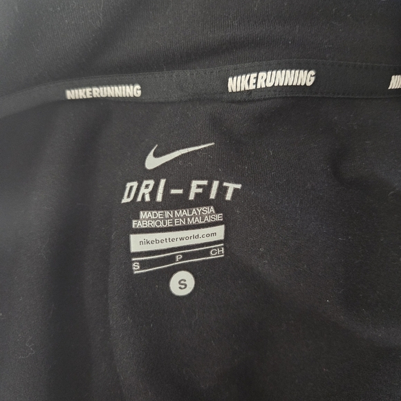 Nike Womans Black Half-Zip Runnning Pullover Size Small - Picture 7 of 7